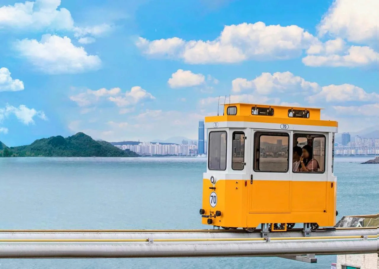 Sky Capsule в Пусане, Южная Корея 🇰🇷  🔹 Sky Capsule - двухкилометровая трасса, по которой в обе стор