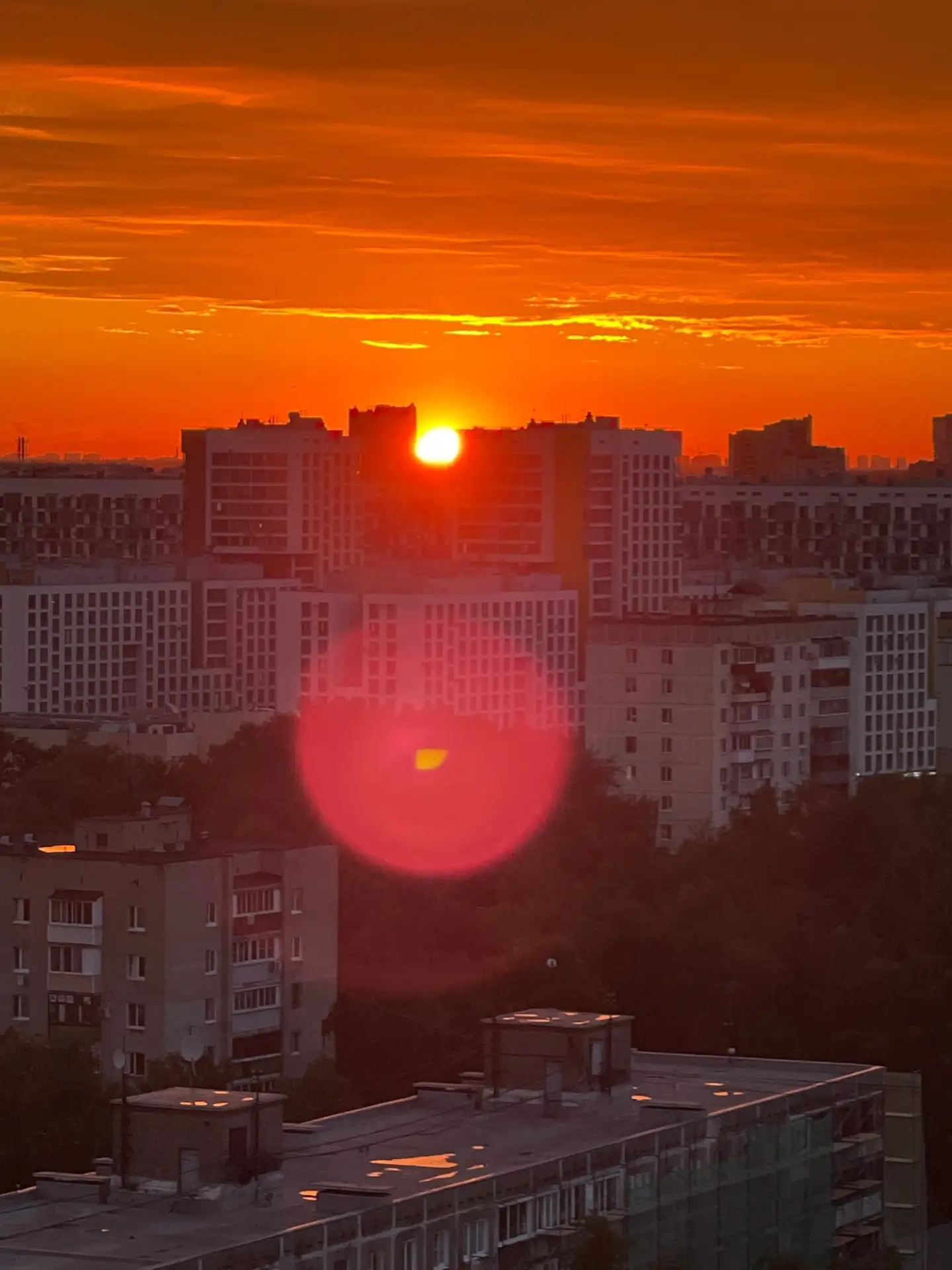 Красивый закат