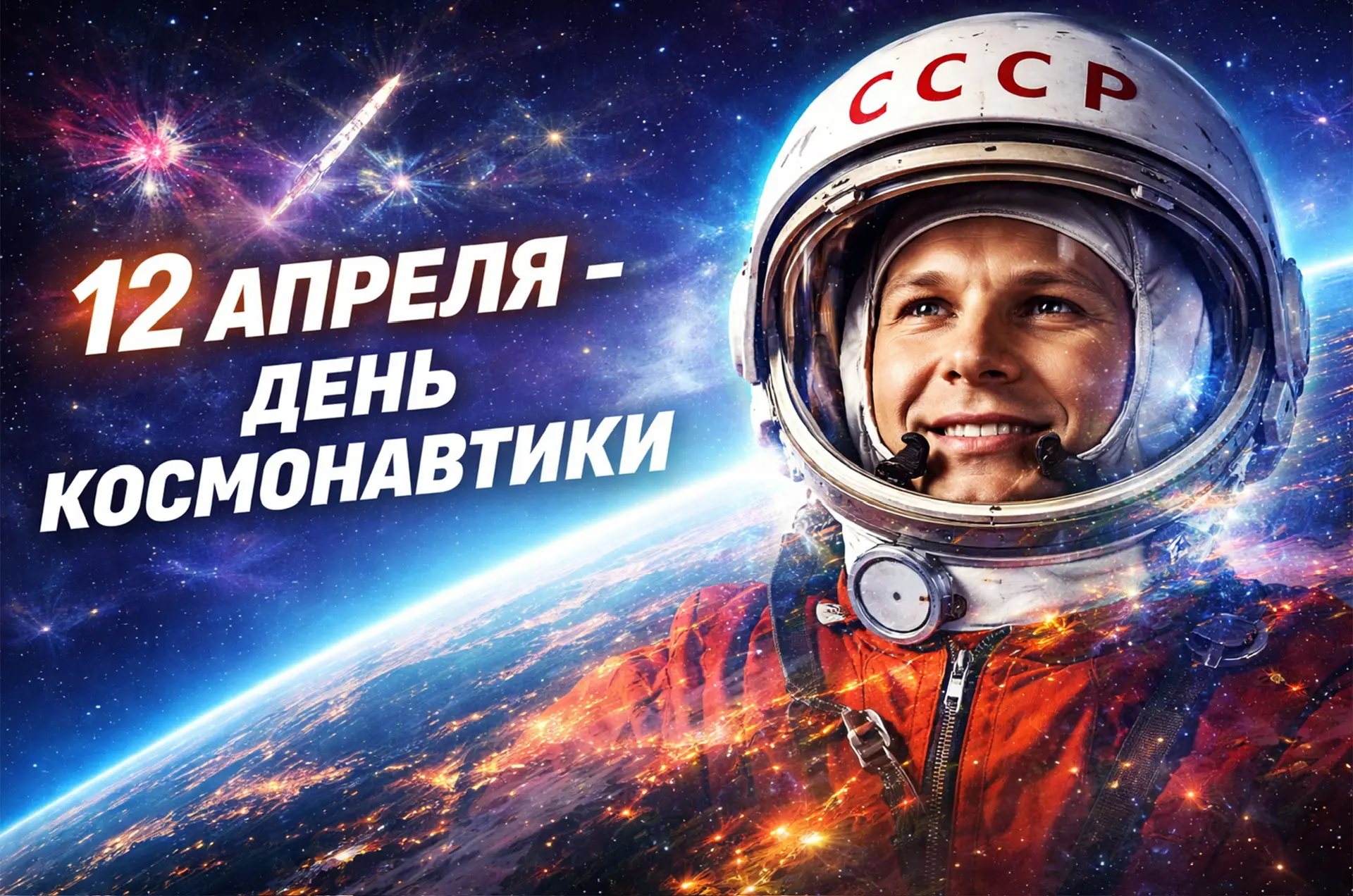 🚀 Сегодня – выдающаяся дата в истории нашей страны: ровно 65 лет назад героический Юри...