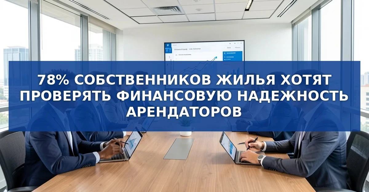 Спрос на проверку финансовой надёжности арендаторов растёт