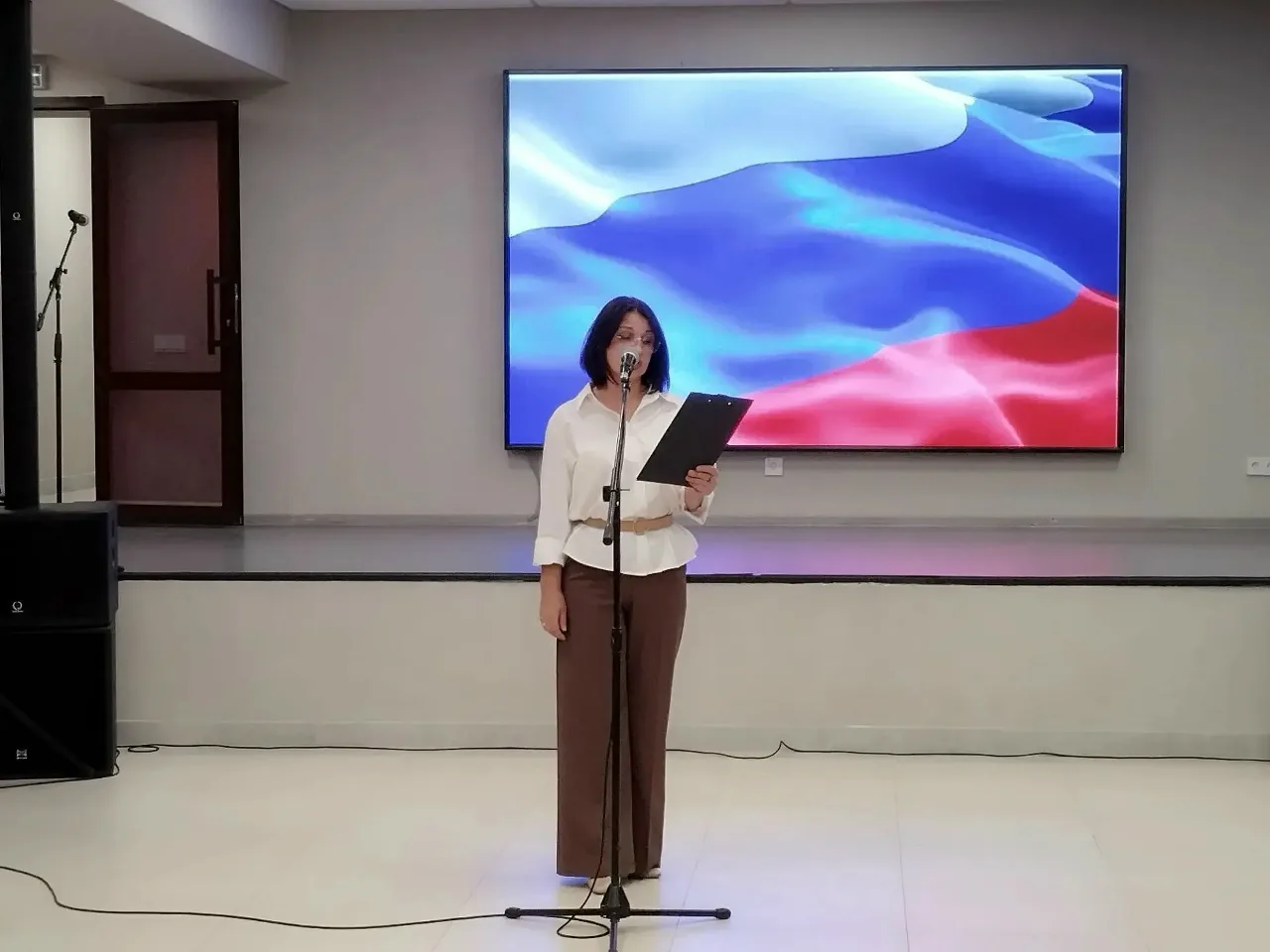 Сегодня в ДК Станицы Луганской прошло мероприятие на котором начальник отделения подготовки и призыв