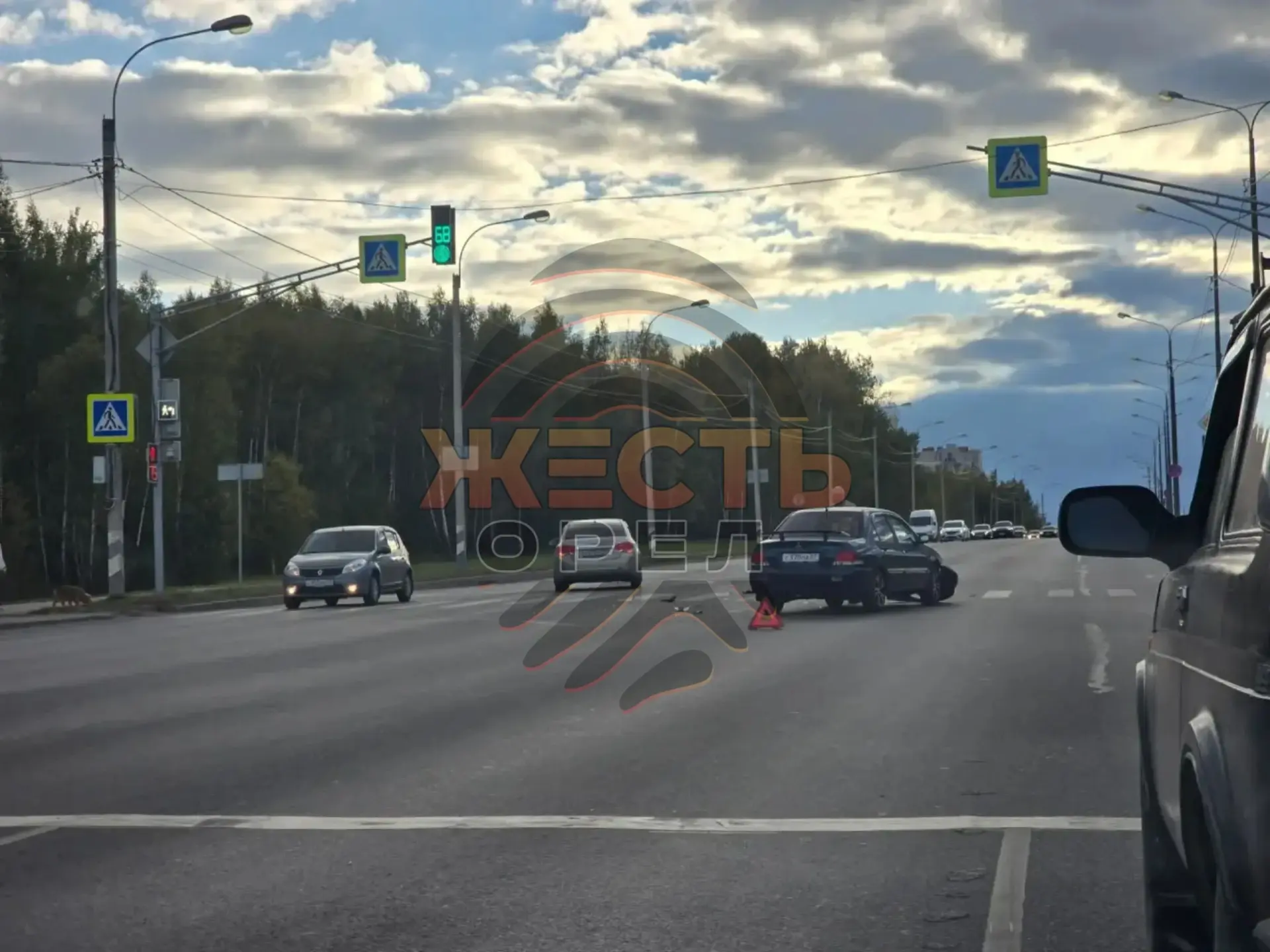 ⚡️Авария произошла сегодня вечером на Раздольной