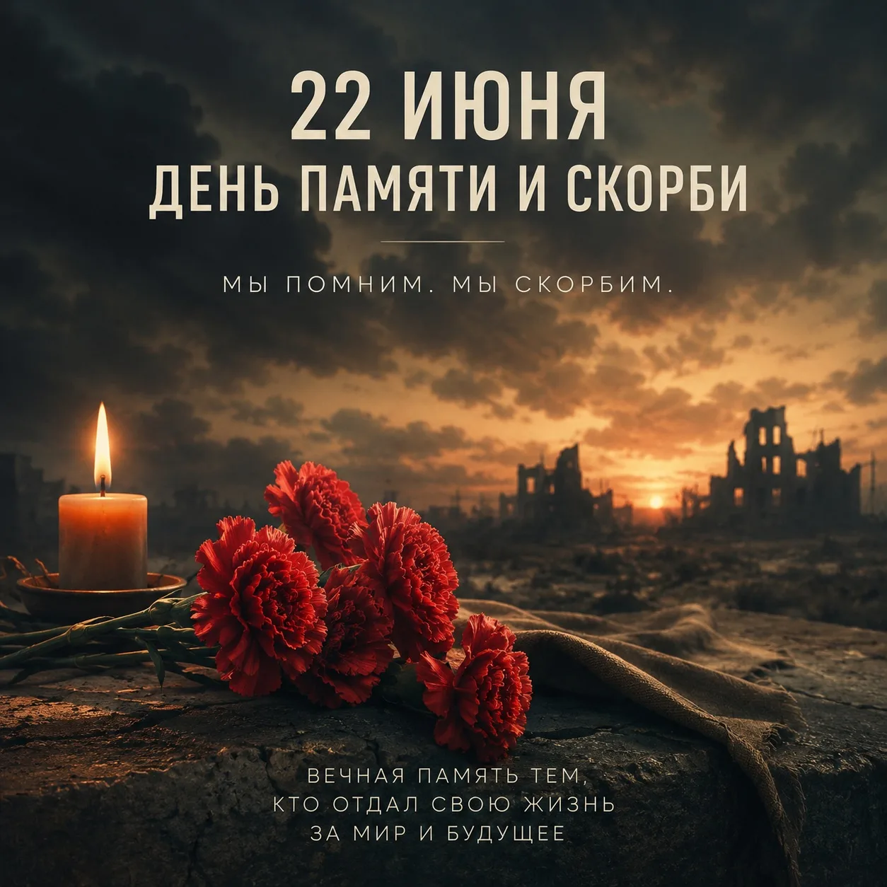 22 июня — День памяти и скорби.