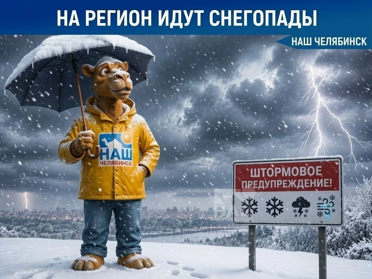 ❄️ На Челябинскую область надвигаются дожди с мокрым снегом