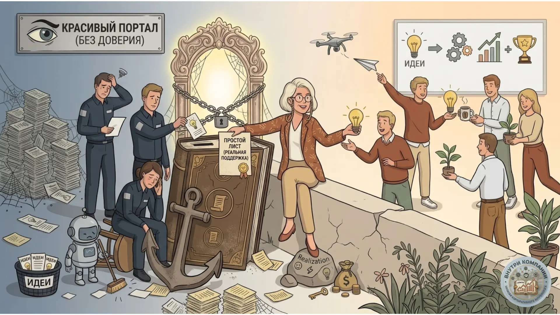 🧩 КОМПАНИЯ НАИЗНАНКУ