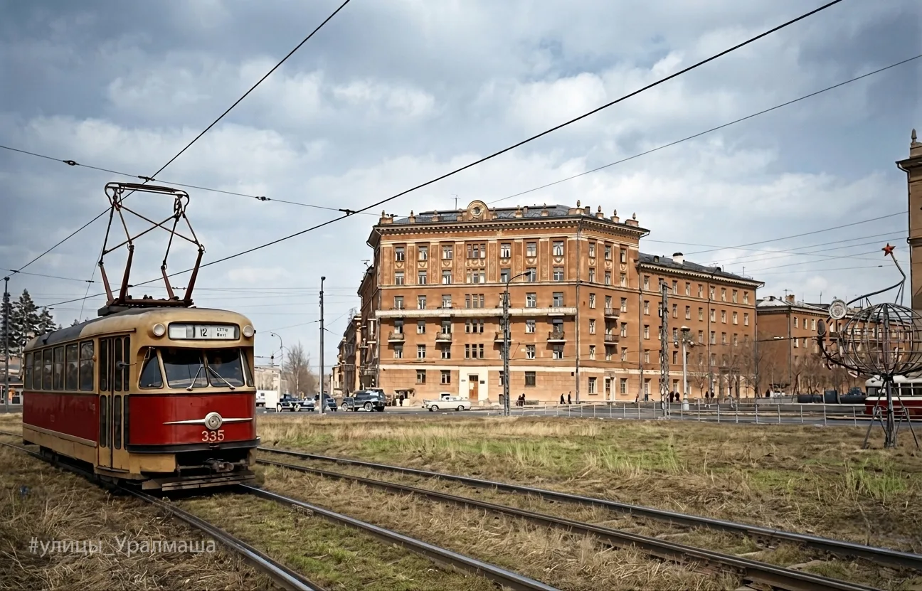 пр-т Космонавтов - Машиностроителей. 1965 г.