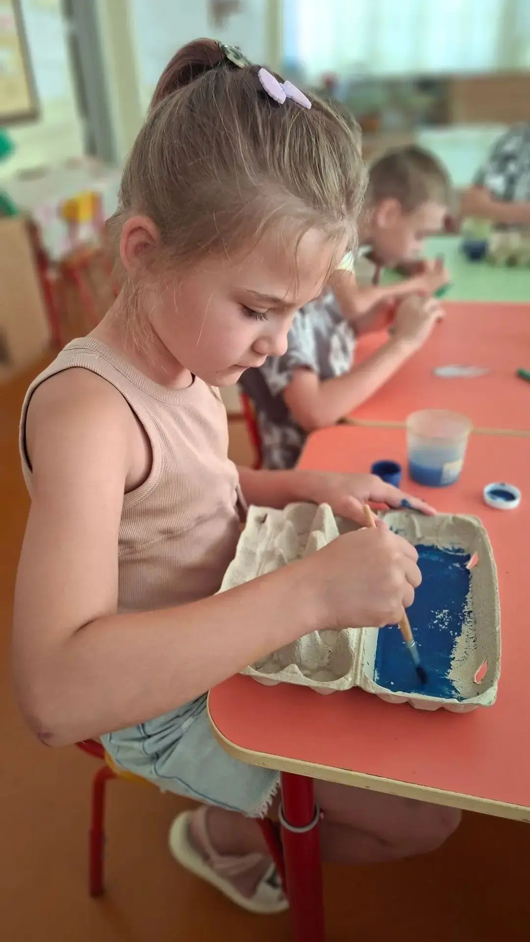 🌊 В нашем саду в самом разгаре неделя подводного мира!🐳🐙🦞🐚🪸
В разновозрастных группах — целое 