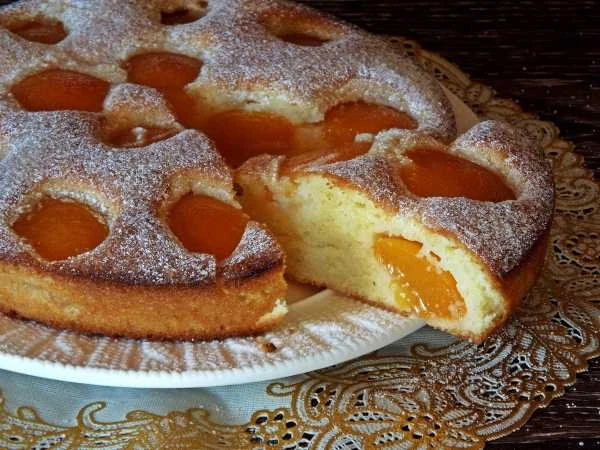 Пирог «Восхитительный» с абрикосами😍