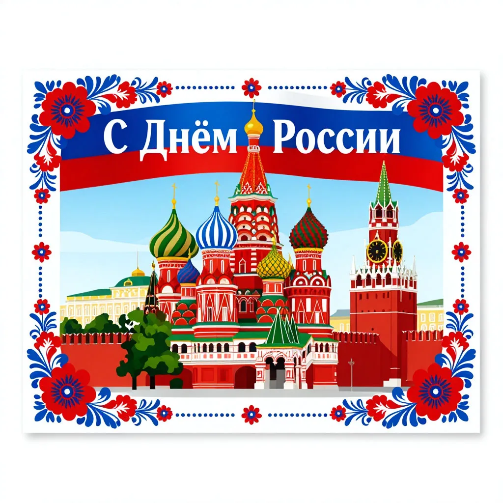 🤍💙❤Уважаемые родители и ребята! 
От всей души поздравляем вас с Днём России 🇷🇺 - праздником наци