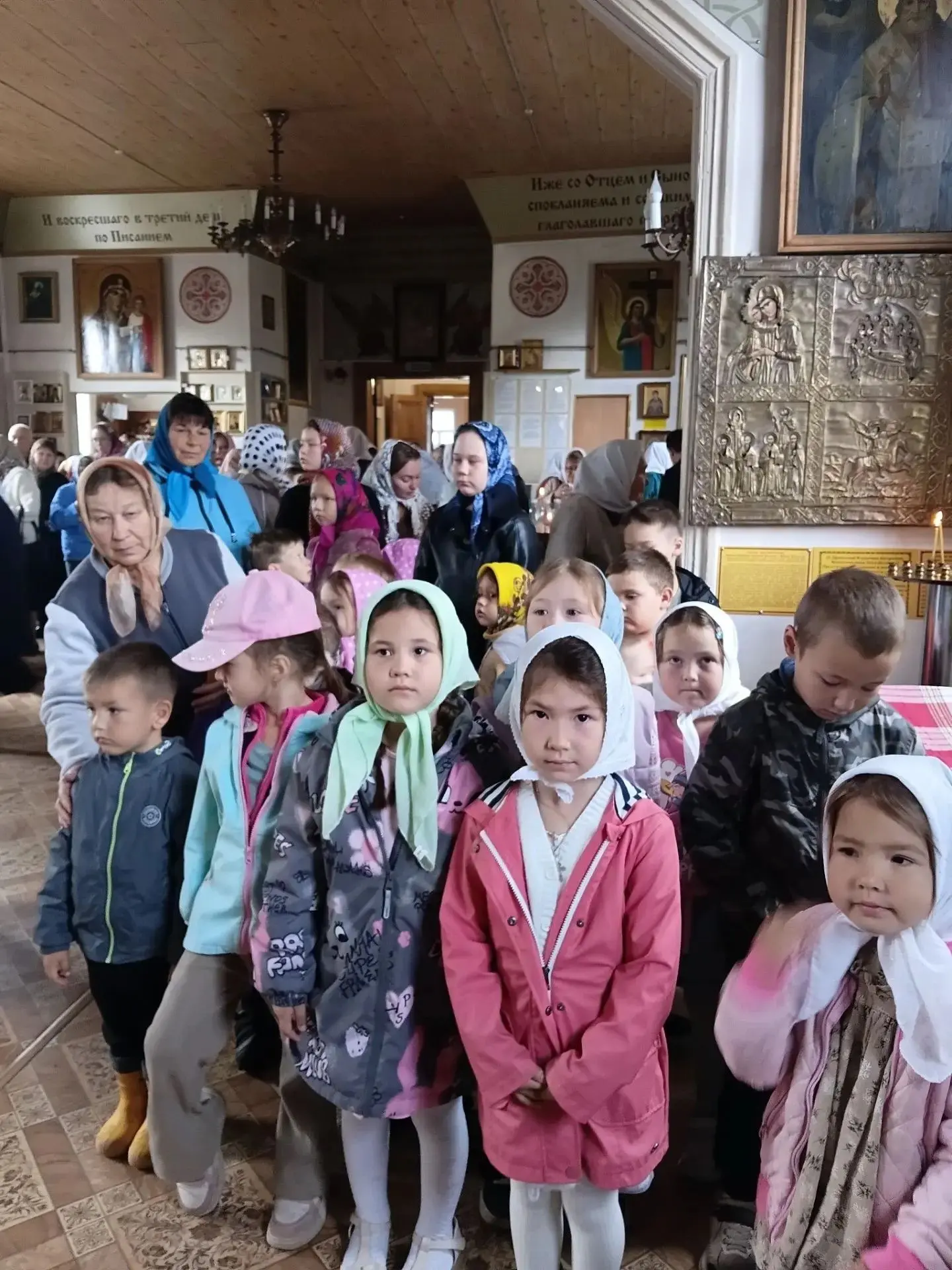 В день празднования Успения Пресвятой Богородицы, воспитанники МБДОУ «Хыркасинский детс...