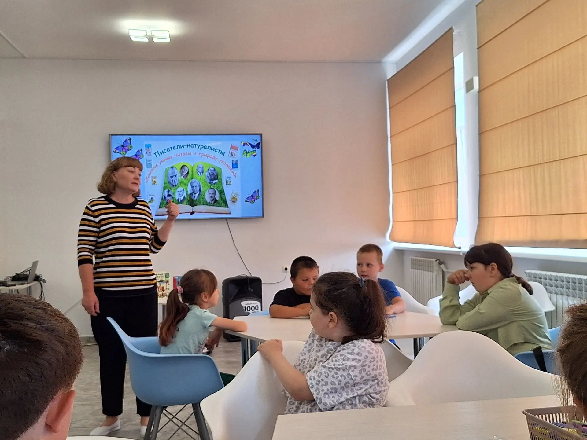 В районной библиотеке им. Т.З. Сёмушкина прошло мероприятие на тему: Писатели-натуралисты "Книжки ум