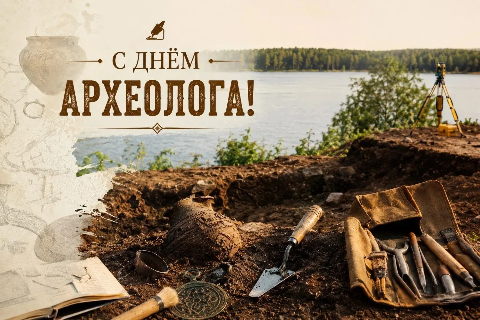 Дорогие друзья! Сегодня, 15 августа, отмечается День археолога!