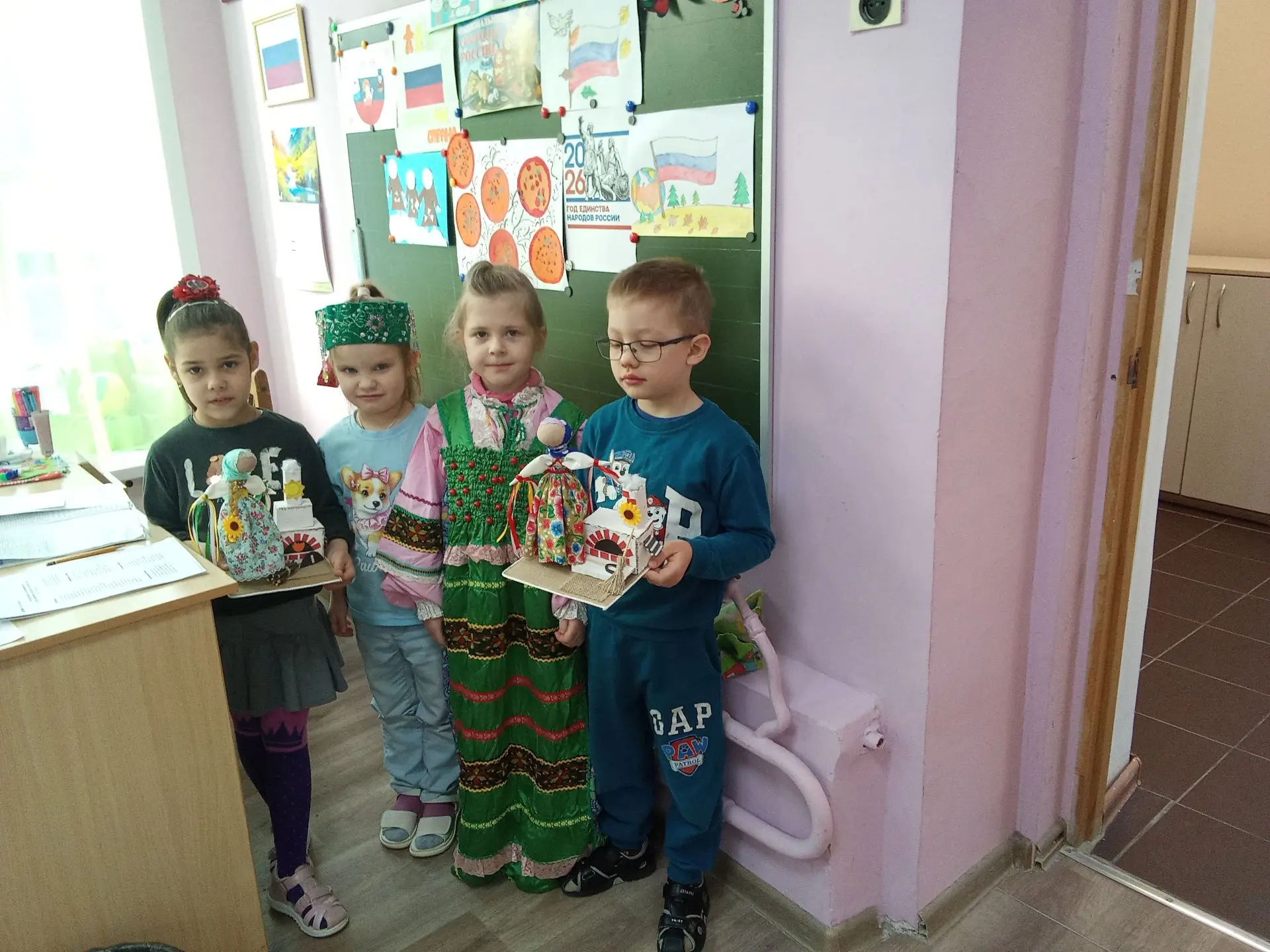 Открытие Года единства народов России в дошкольном отделении «ВУВК им. А.П. Киселева» прошло в форме