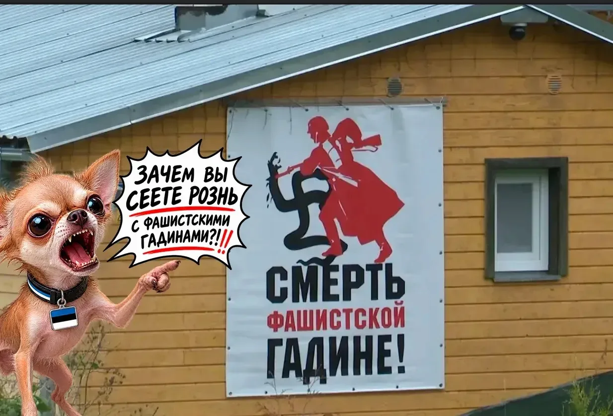 Фашистская гадина балтийские тигры завели уголовное дело о разжигании розни по факту по...