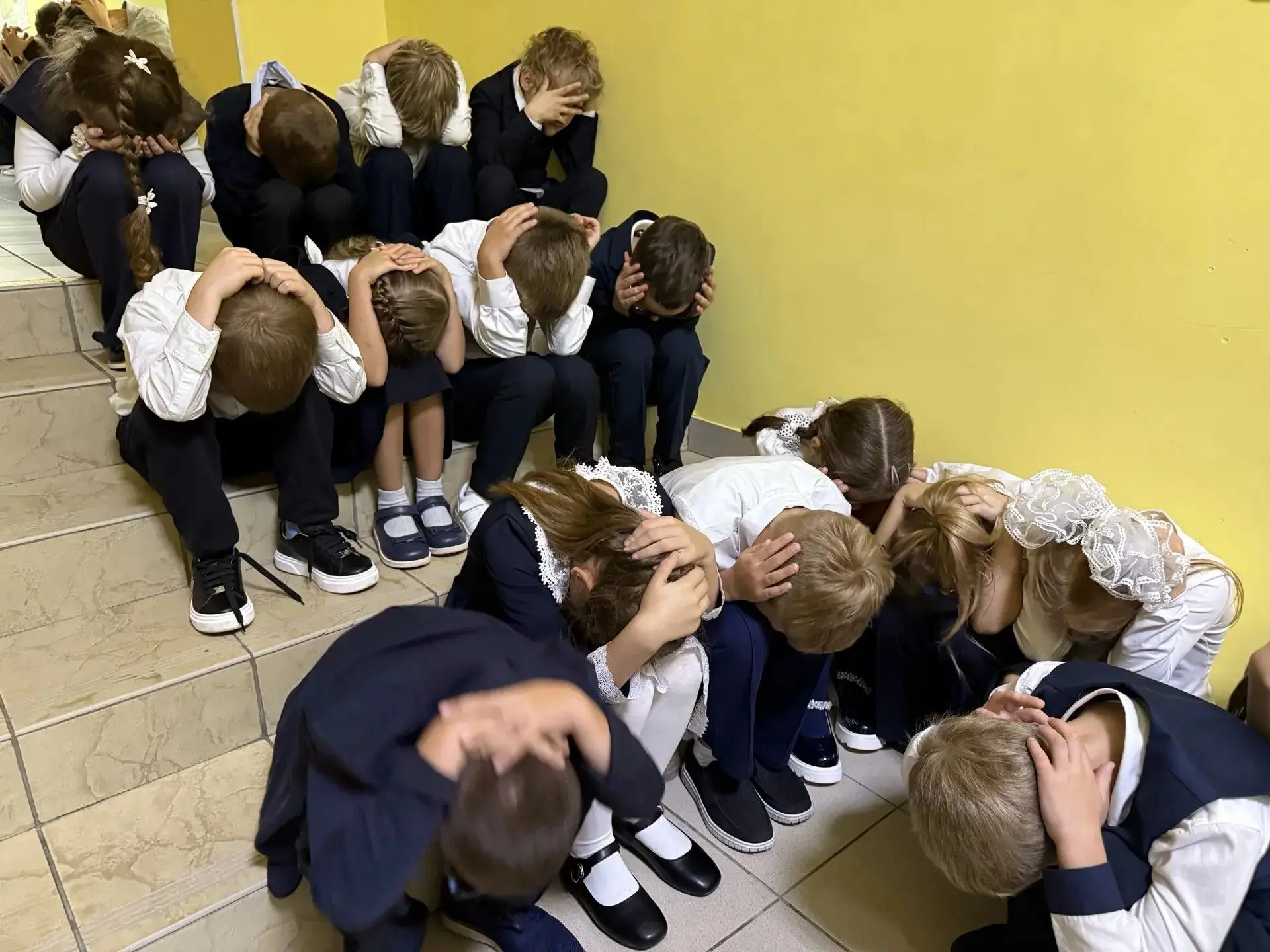 ❗❗❗🛑Безопасность превыше всего: в Ногинской гимназии прошли учения по защите при угроз...