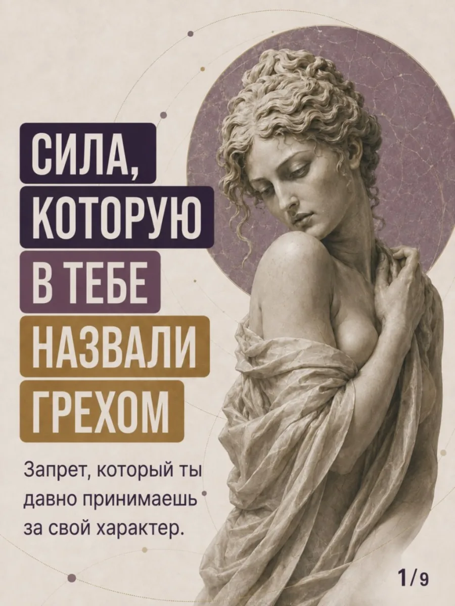 «Сила, которую в тебе назвали грехом»