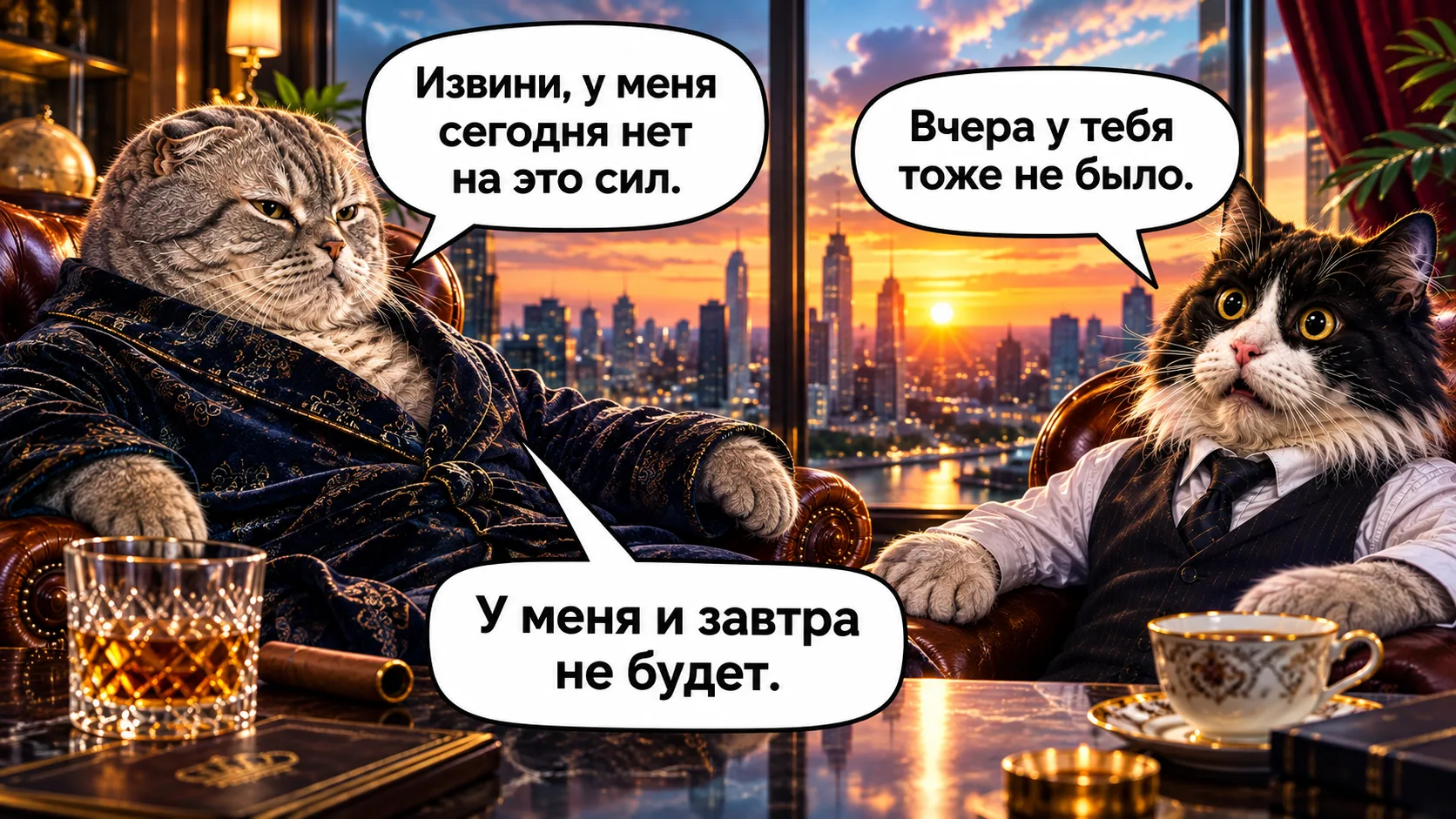 С завтрашнего дня беру себя в руки. Но не сегодня...