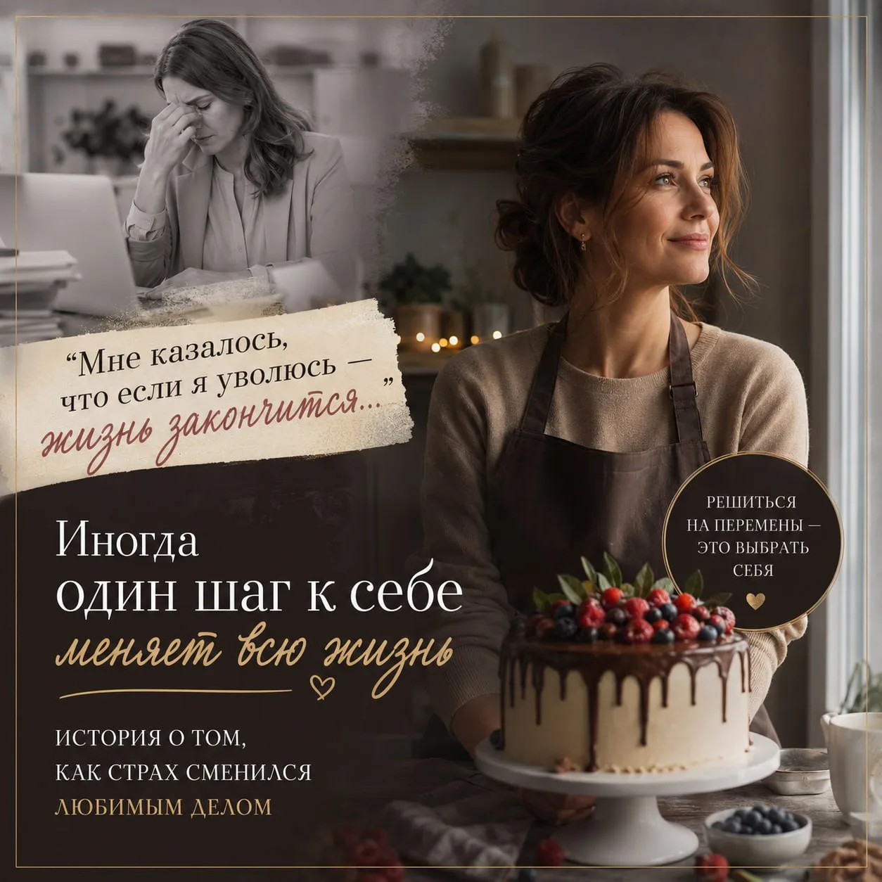 Мне казалось, что если я уволюсь — жизнь закончится
