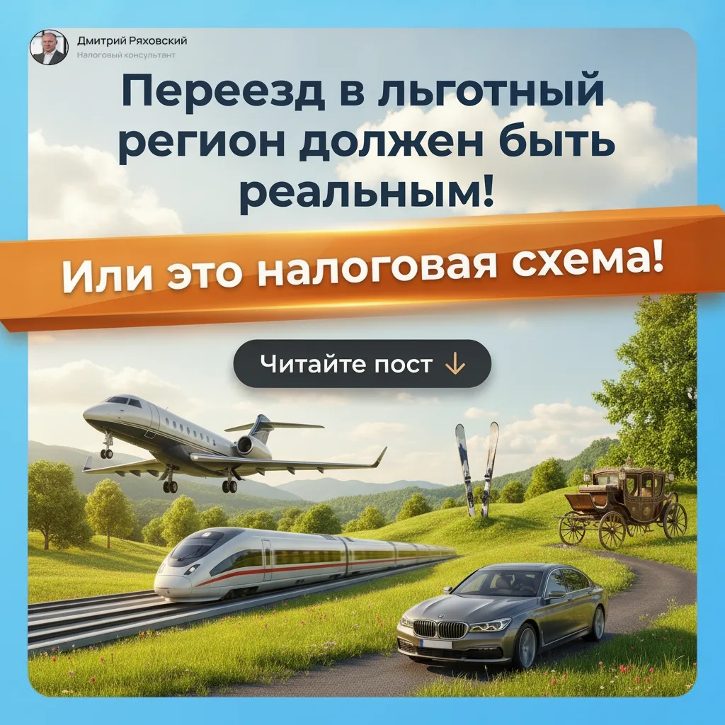 Переезд в льготный регион должен быть реальным!