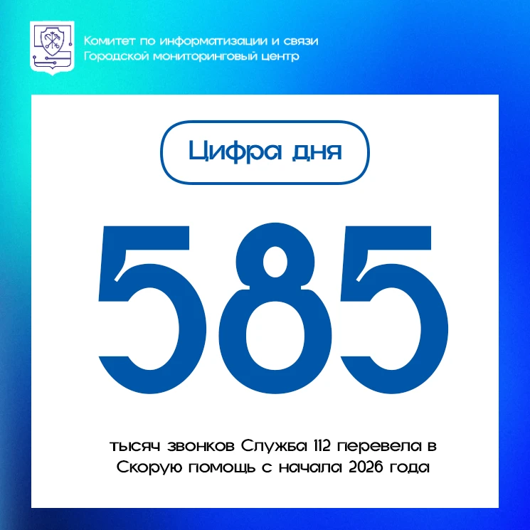 ❗ Более 585 тысяч раз с начала года Служба 112 соединила людей с "03"