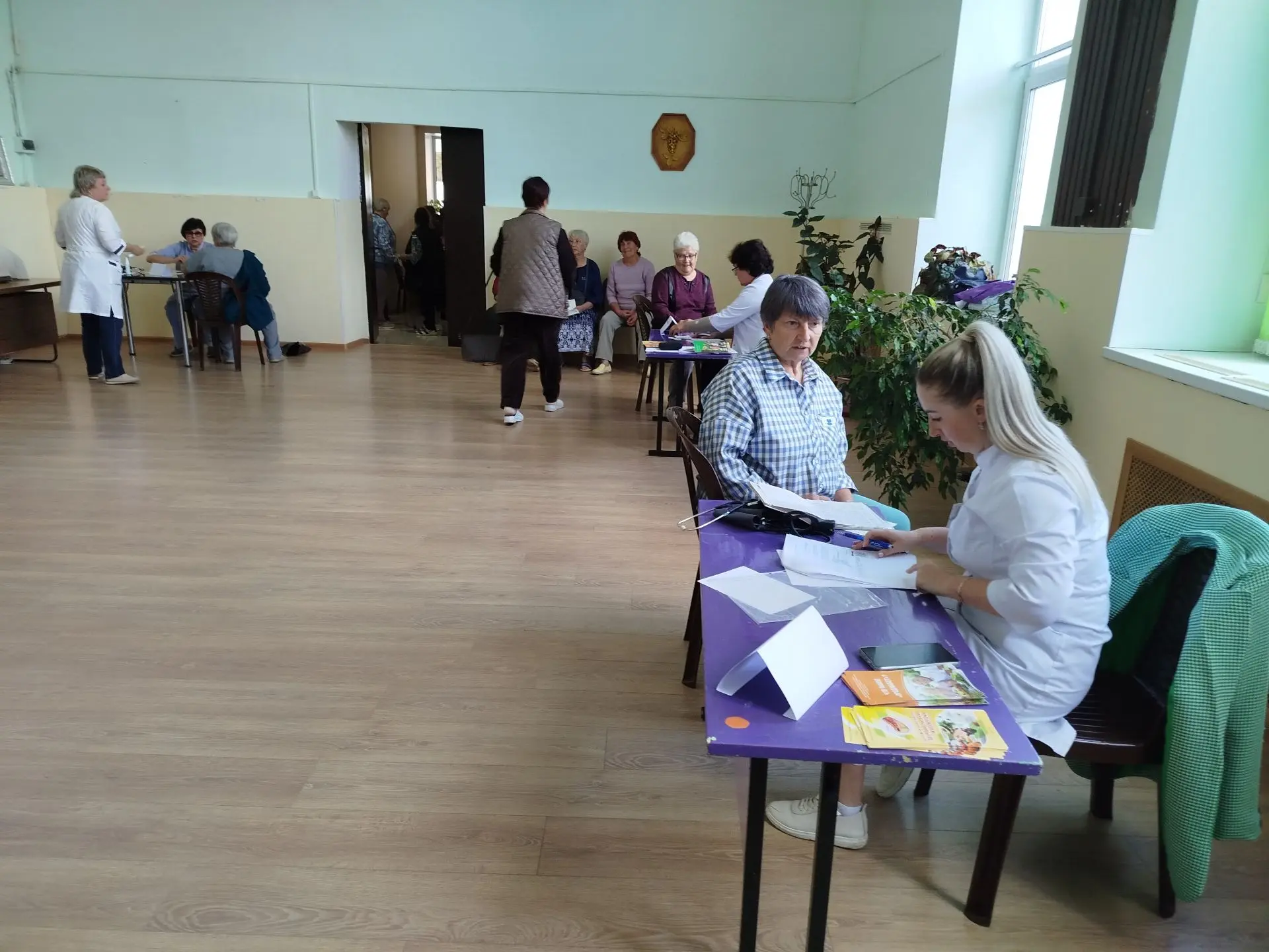 В п. Центральный прошел выездной медицинский осмотр в рамках проектов «ДоброВСело» и «К...