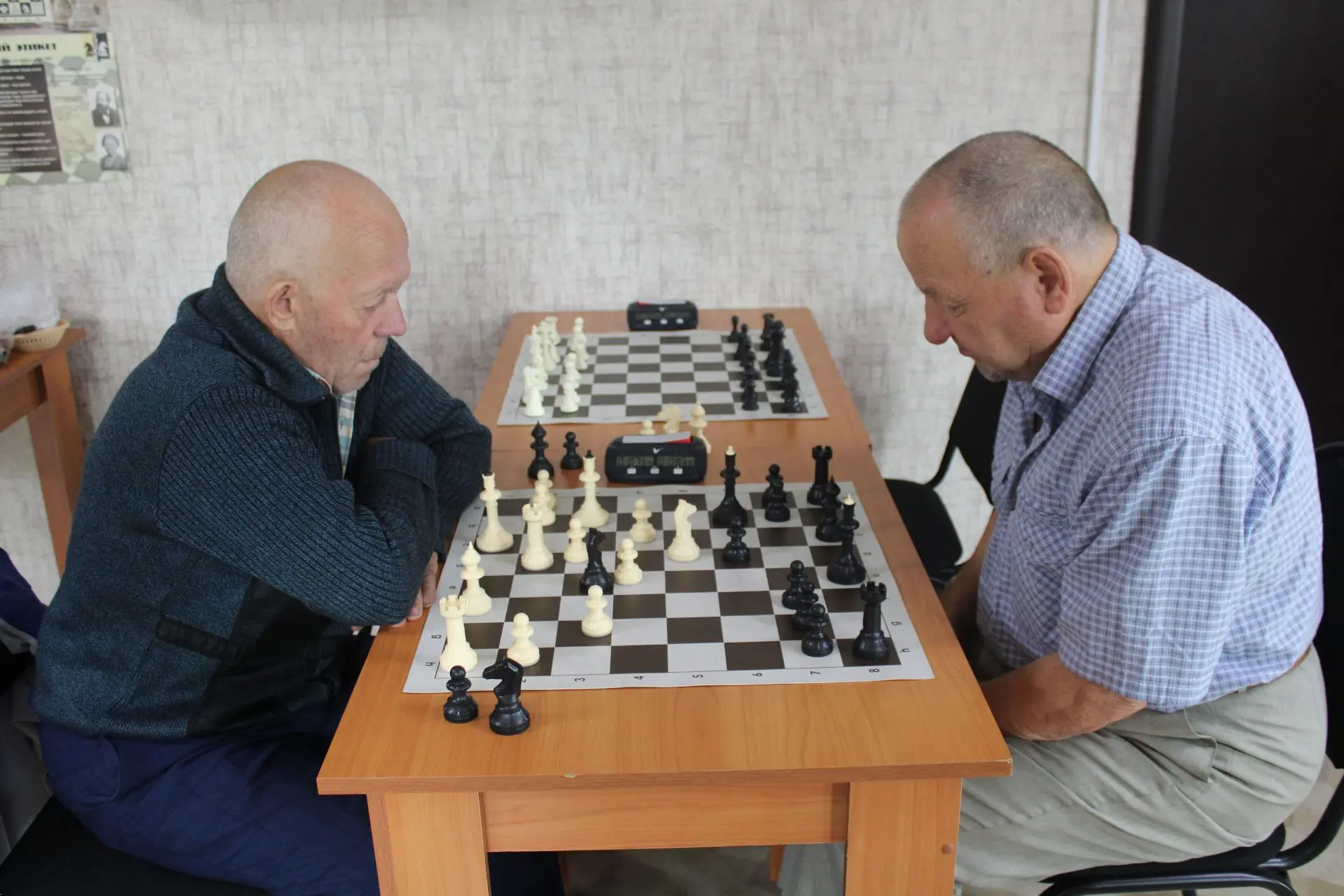 Итоги соревнований по шахматам ♟️среди мужчин: