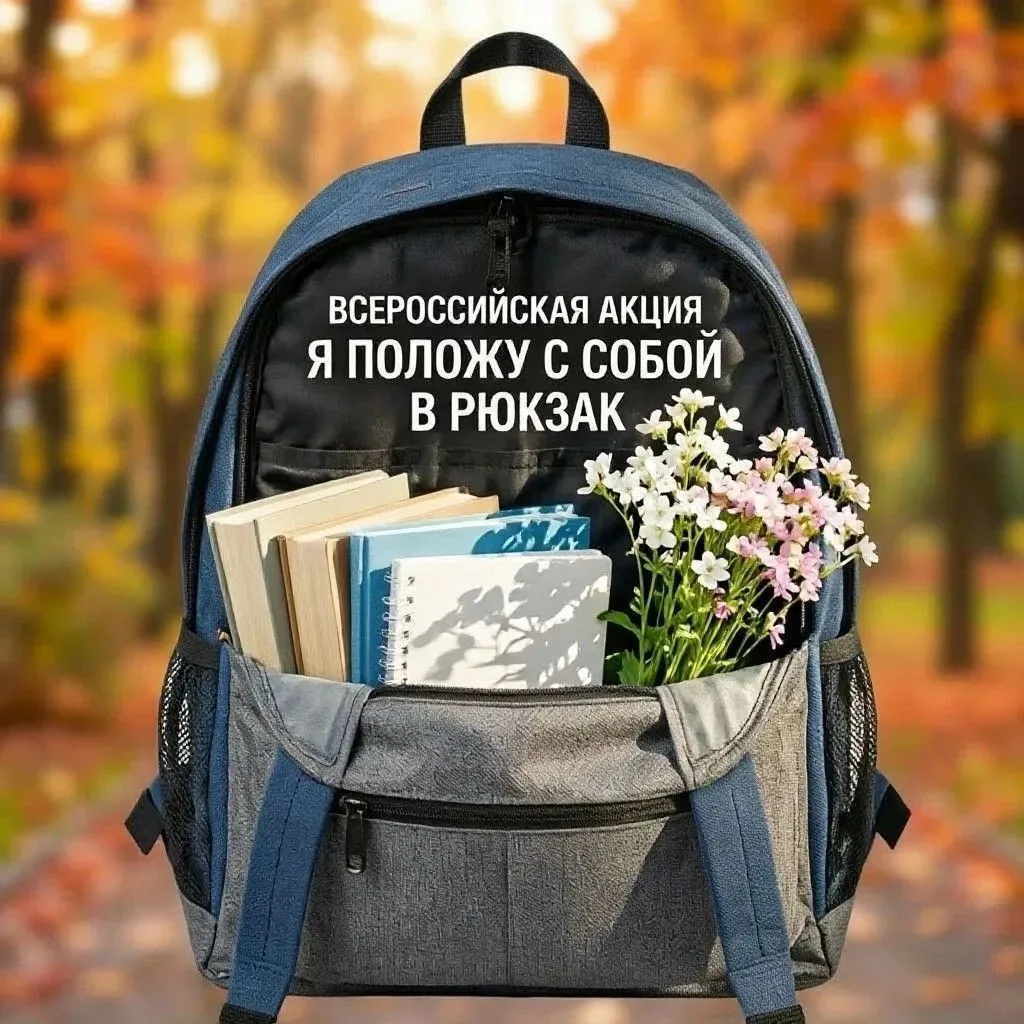 📸 Всероссийская акция «Я положу с собой в рюкзак»