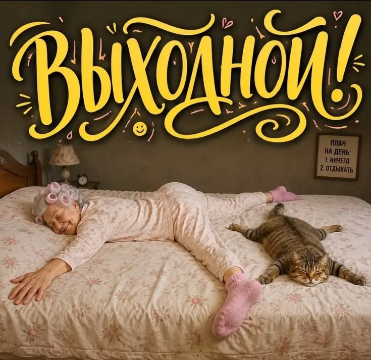 Девочки, ну всё… Уходим с вами на заслуженные выходные! 🤩