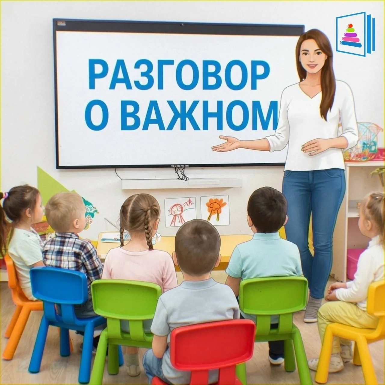 Сегодня в детском саду прошёл интересный и познавательный Разговор о важном, посвящённы...