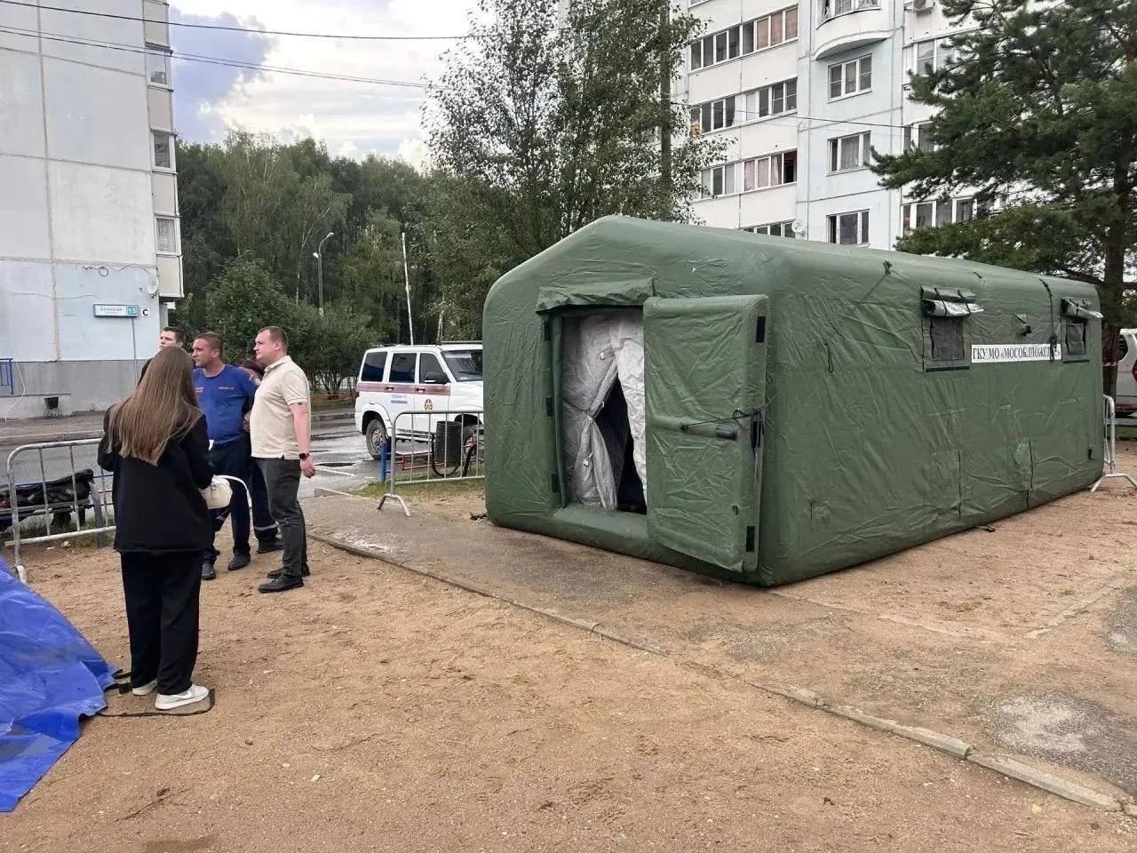 🚨 В подмосковном Чехове ввели локальный режим чрезвычайной ситуации после атаки беспил...