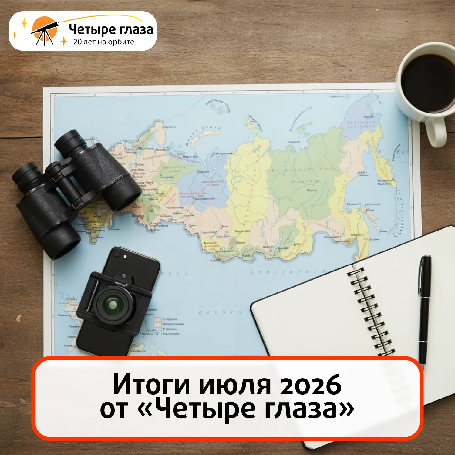 Июльский дайджест от Четыре глаза: астрономия, путешествия и гаджеты! 🌌📸

Июль пролетел незаметно,