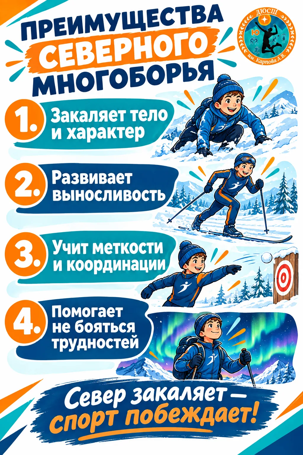 ❄️ Северное многоборье — спорт с характером и историей!