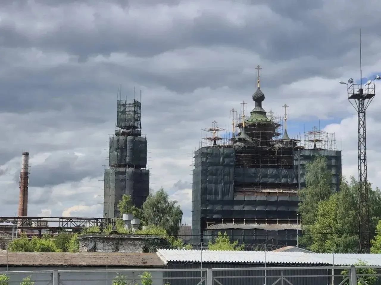 ⛪️ Началась реставрация храма Иоанна Предтечи в Толчкове
