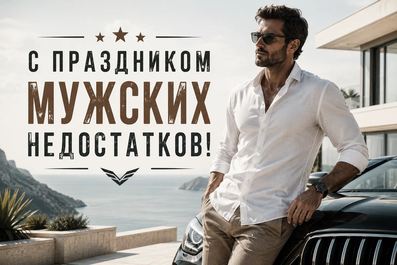 С Праздником мужских недостатков! 🥃

Открытки в MAX ️💌Подписаться
