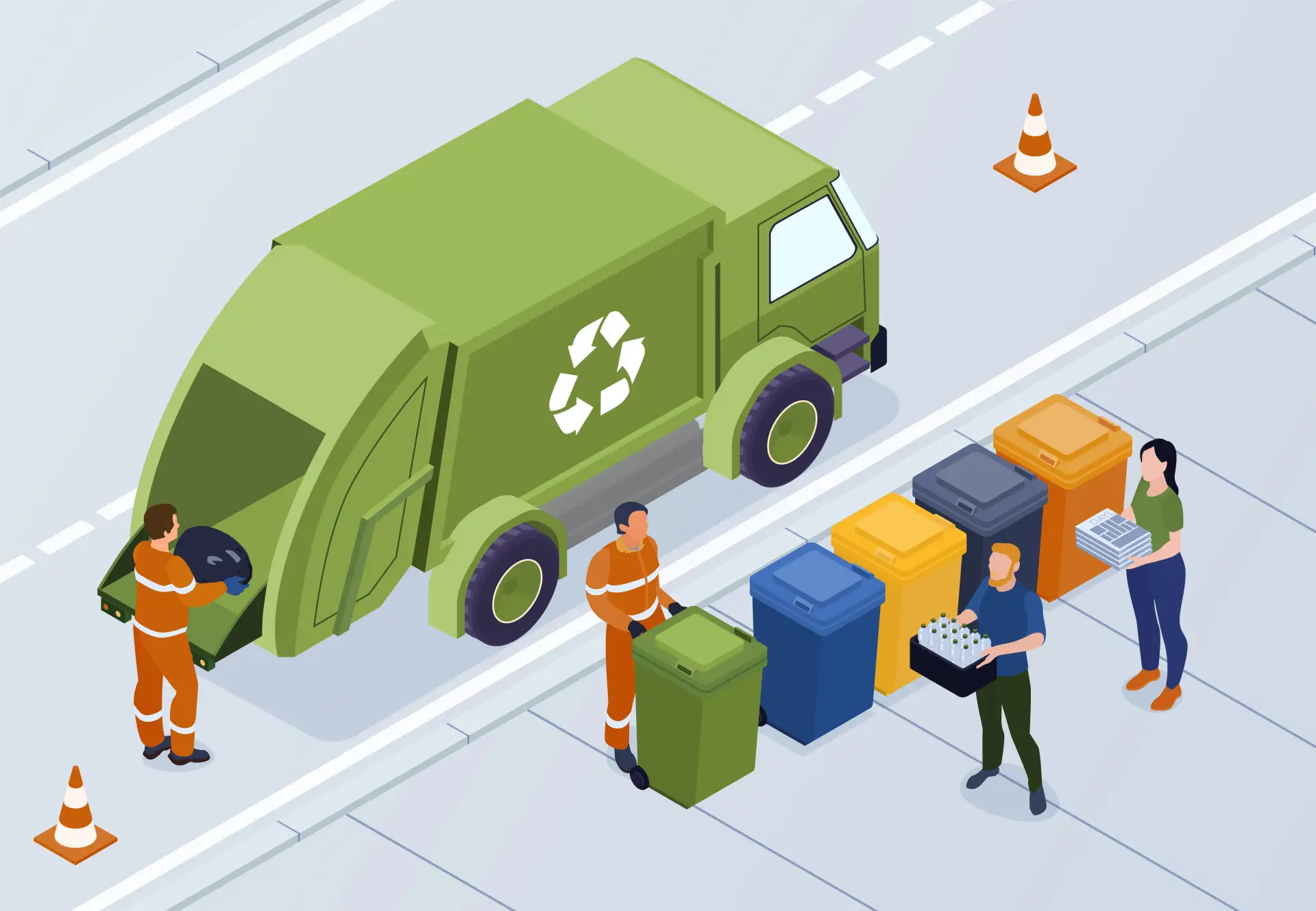 🚛 Уважаемые автомобилисты! Одна неверная парковка — и мусор остаётся во дворе