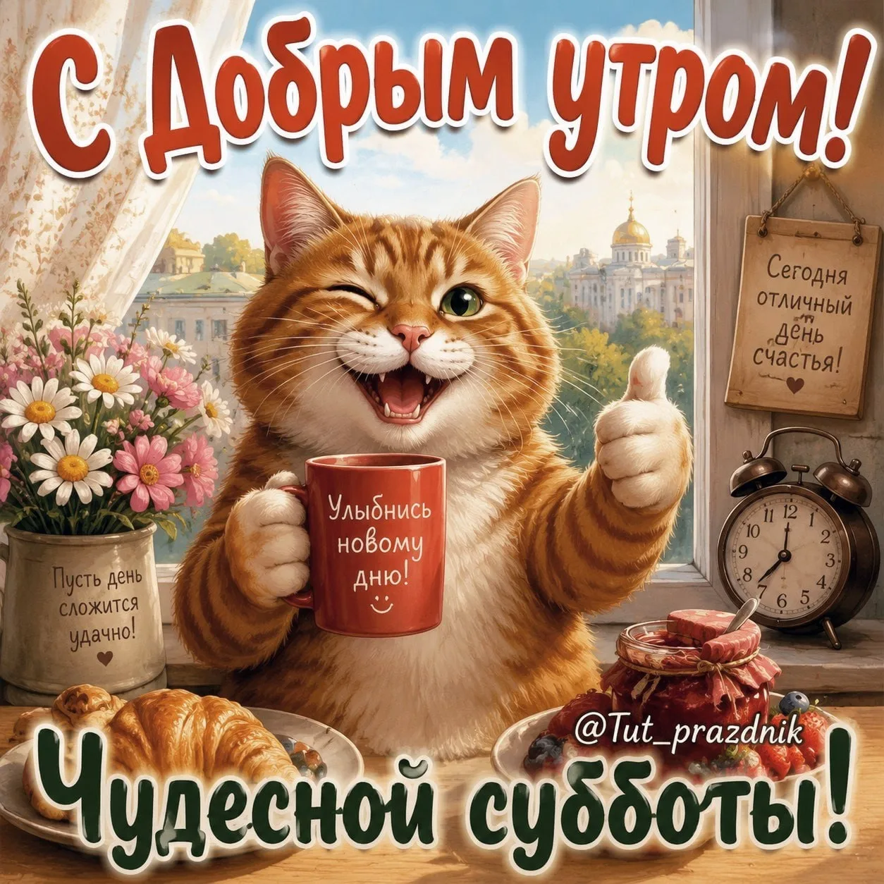 С Добрым утром! Чудесной субботы!

Красивые открытки ❤️