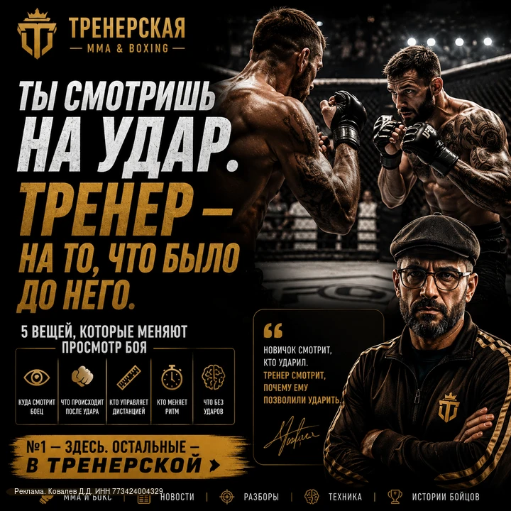 🥊 ТЫ СМОТРИШЬ НА УДАР. ТРЕНЕР — НА ТО, ЧТО БЫЛО ДО НЕГО.