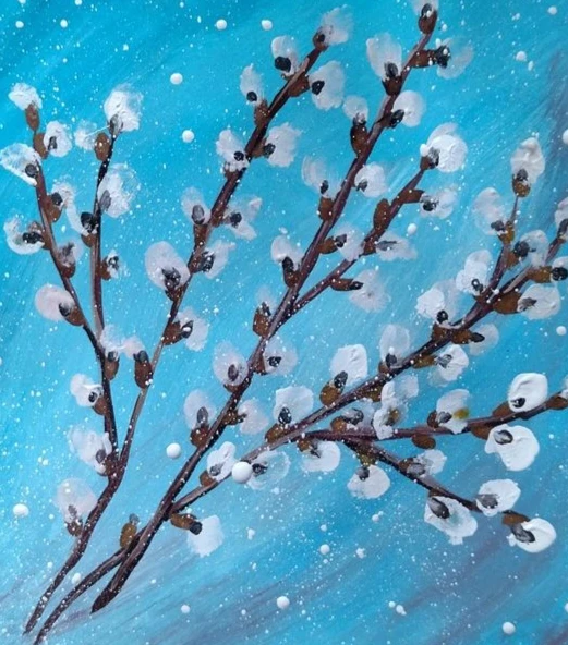 🌷Сегодня мы отмечаем Вербное воскресенье!  В честь праздника наши ребята поделились рисунками вербы!