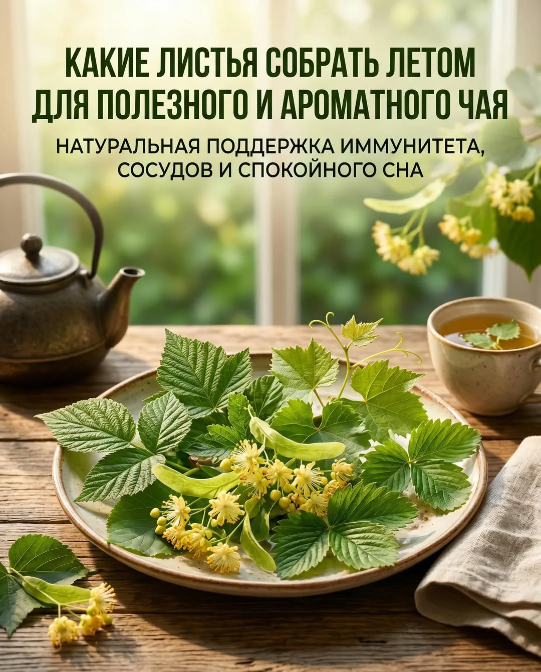 Многие даже не догадываются, насколько полезны обычные листья и цветы с дачи или из сада 🍃

Лист ма