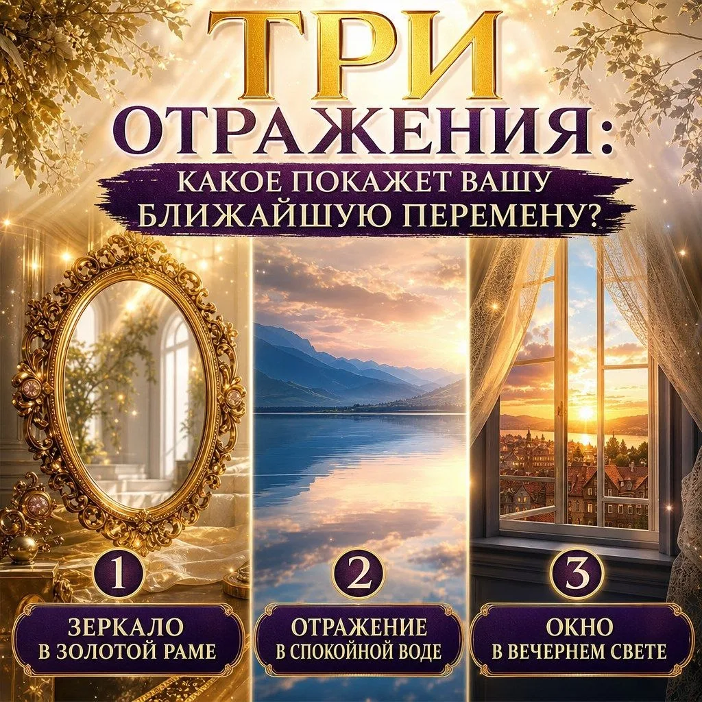 Три отражения: какое покажет вашу ближайшую перемену?