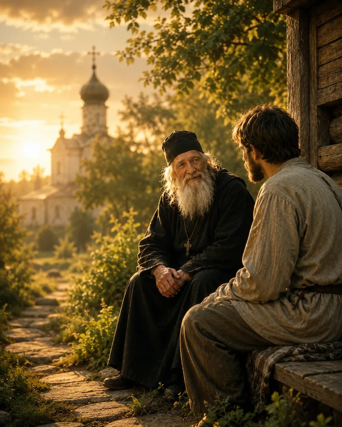 Один человек пришёл к мудрому старцу и сказал:

— Отче, я хочу рассказать тебе кое-что о твоём брате