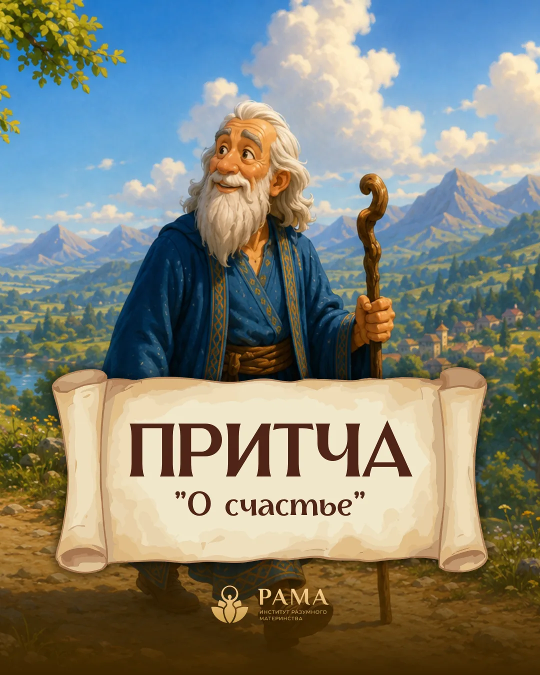 🕊Дорогие друзья, предлагаем вашему вниманию притчу "О счастье" для совместного чтения ...