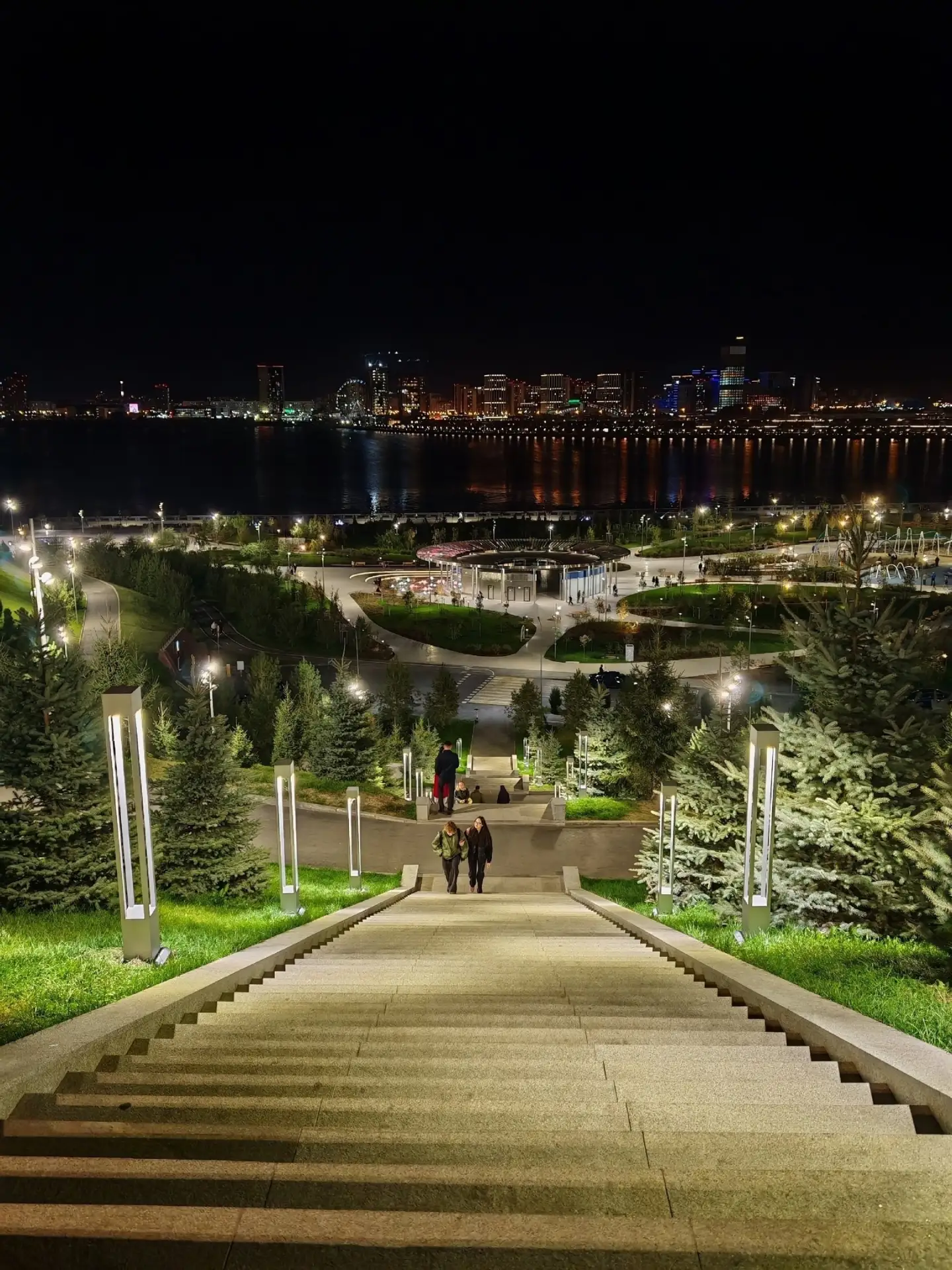 🌃 Казанка ночью со смотровой Фуксовского сада