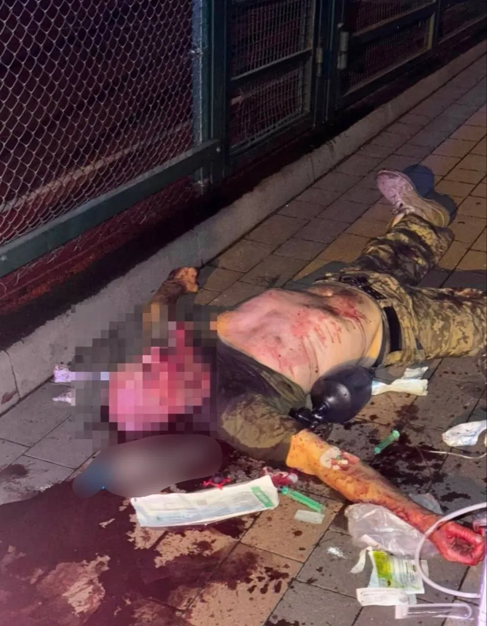 Во Львове подрезали ТЦКшника.