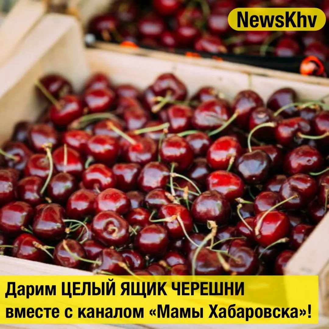 🍒Мы вместе с нашими друзьями «Мамы Хабаровска» решили порадовать подписчиков и разыграть целый ящик