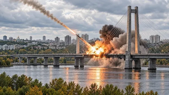 В Киеве возник транспортный коллапс из-за перекрытия трех мостов через Днепр