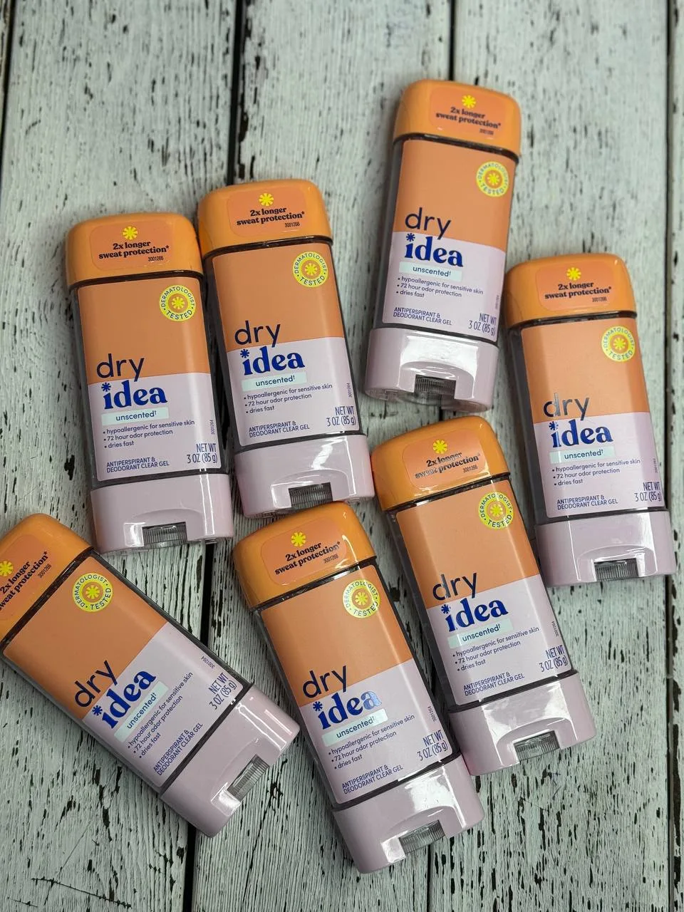 Гелевый дезодорант-антиперспирант Dry Idea unscented, 88мл💫