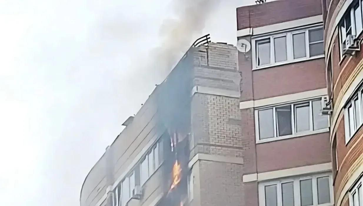 😱Украинские БПЛА атаковали Московскую область.