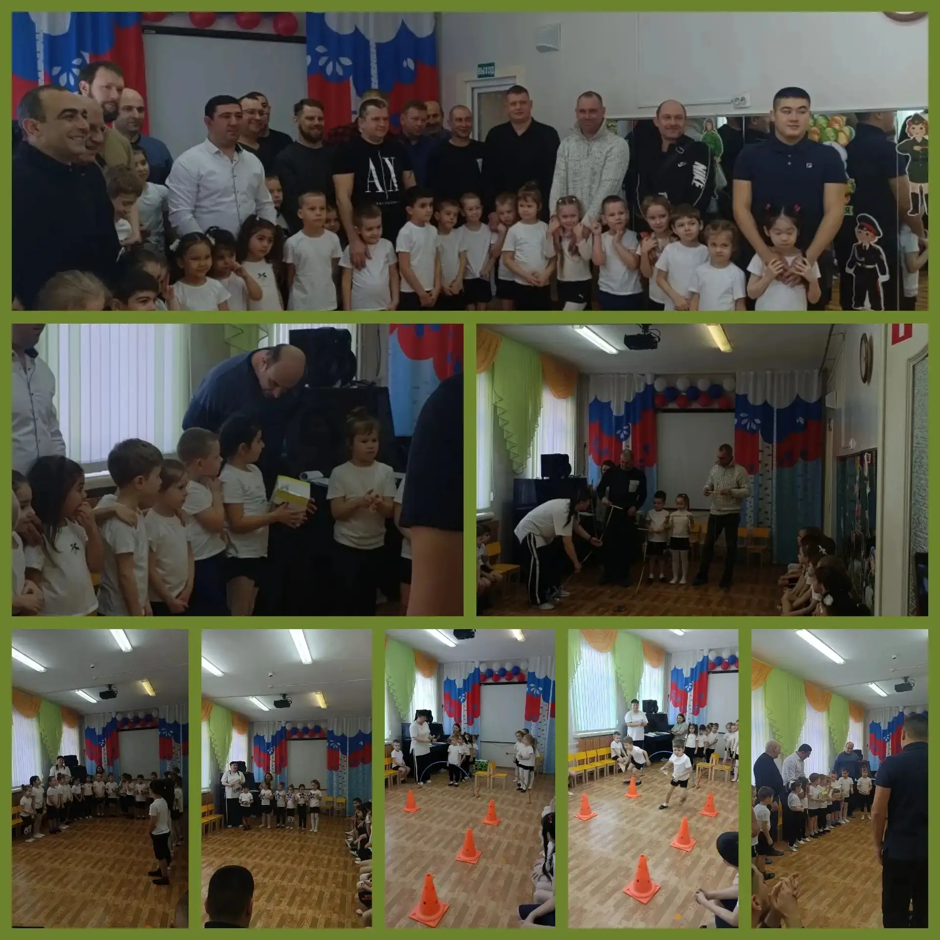 🇷🇺💪Ребята из группы № 16 (воспитатели Светлана Ивановна Левина и Айганым Серкабловна...