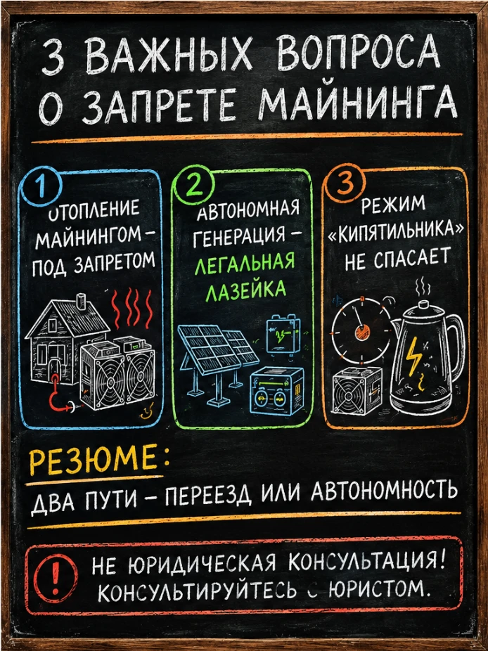 🚫 Майнинг в Москве и Подмосковье под запретом с сегодняшнего дня!